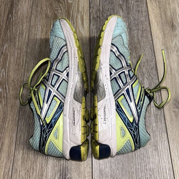 Asics GT 1000 Athletic Running Sneaker Shoes Blue Green T4K8Q Women’s US Size 8 - Picture 9 of 11